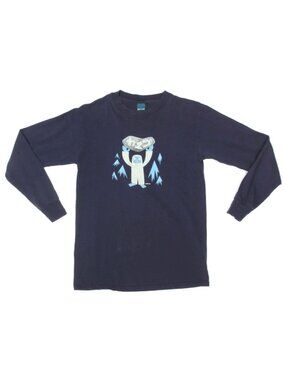 RARE Vtg Y2K Gama Go L/S Shirt  Tim Biskup Yeti Design Made In USA sz S /811